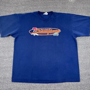 Vintage CSA Denver Broncos T-Shirt Mens XL Back 2 Back Champions NFL Football